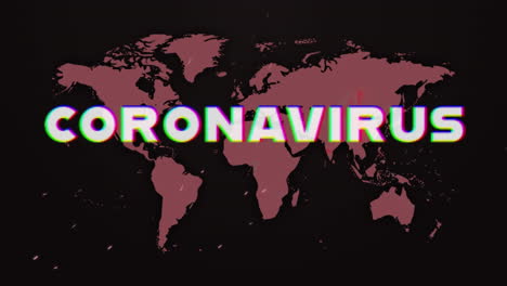 coronavirus location on world map