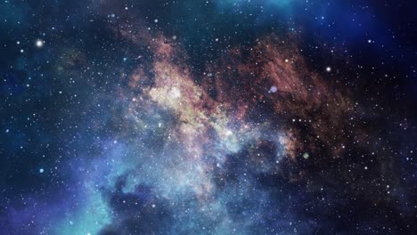 4k nebula clouds reside in the vast universe