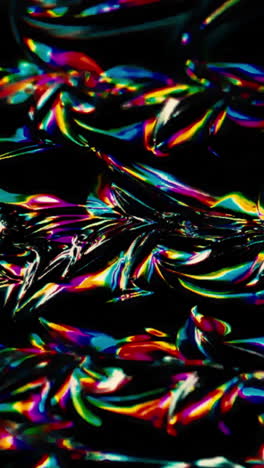 abstract holographic liquid patterns