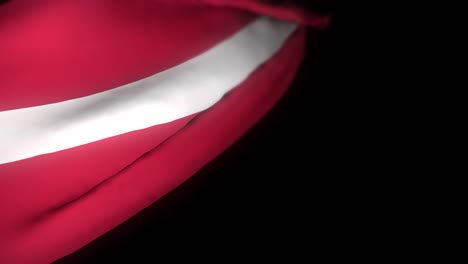 latvia flag ,3d animation of waving flag .latvia flag waving in the wind. national flag of latvia. flag seamless loop animation. 4k high quality, 3d render