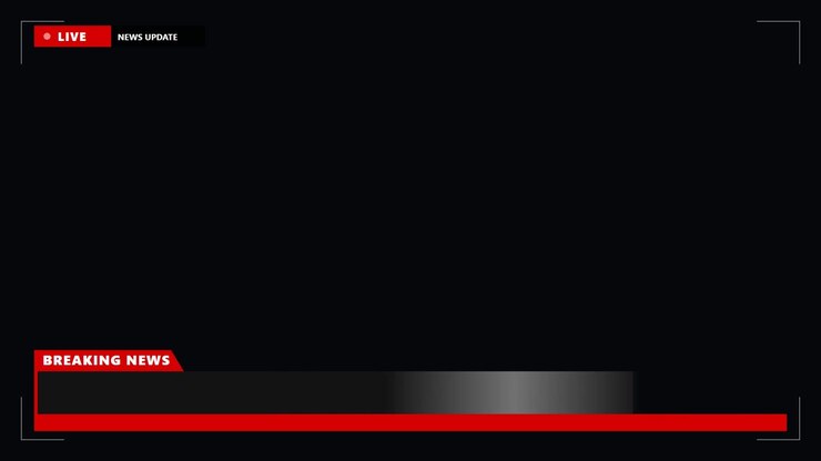 Breaking News grafik-skabelon til Lower Third i udsendelse