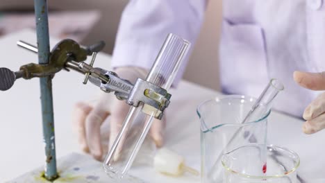 experimento de laboratorio de química