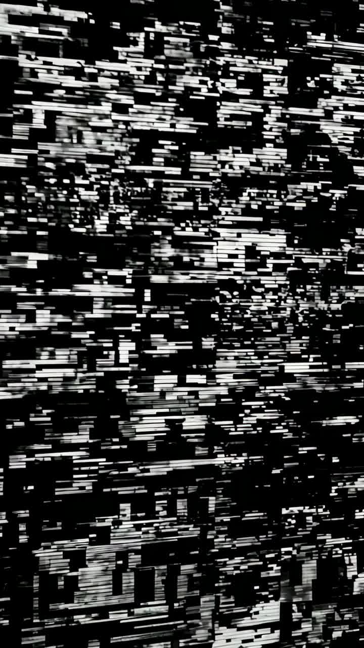 Vertical video: Showing striped ribs shifting tone in portrait frame, sensor glitch causing flicker
