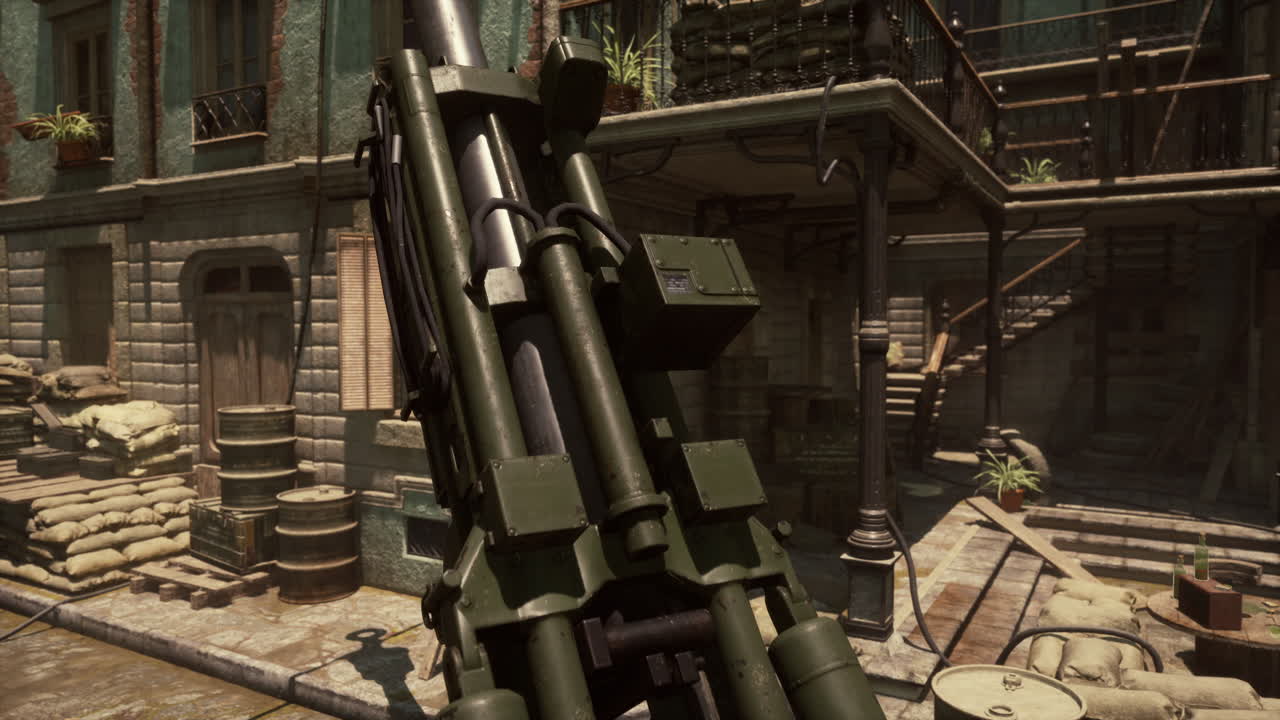 도시에서 대포 총