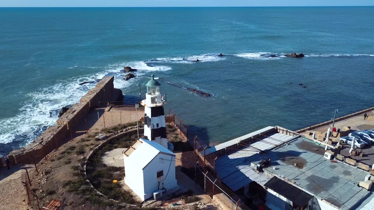 ciudad de akko, israel, vista aérea