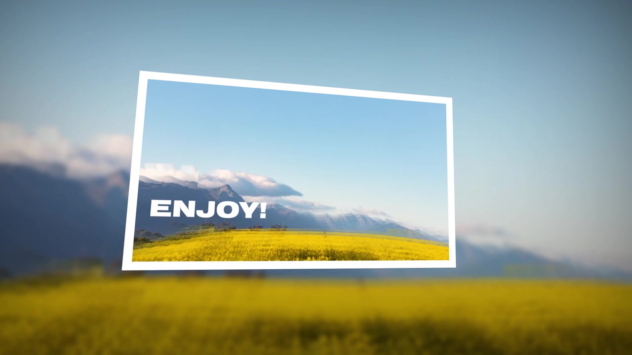 Montage of Scenic Landscapes with Inspirational Text Overlays