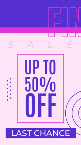 final sale up to 50% off promotion