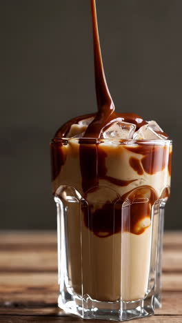 iced caramel coffee drink
