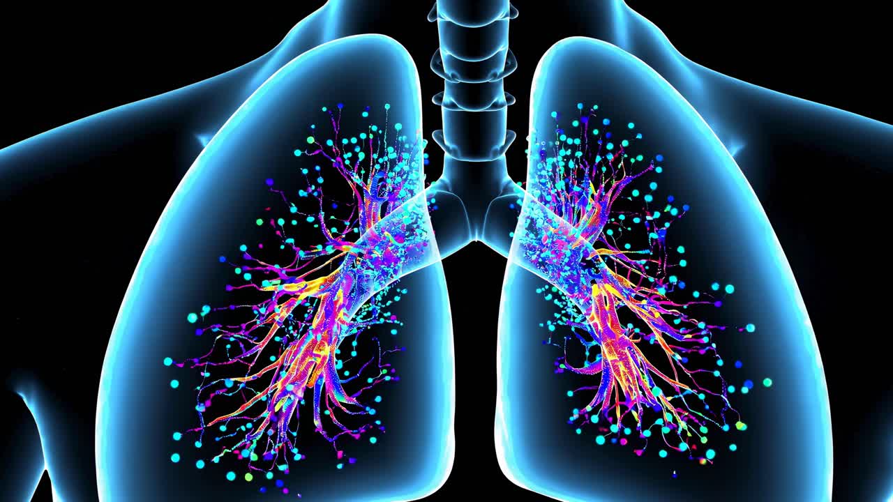 3D Illustration of the Human Lungs