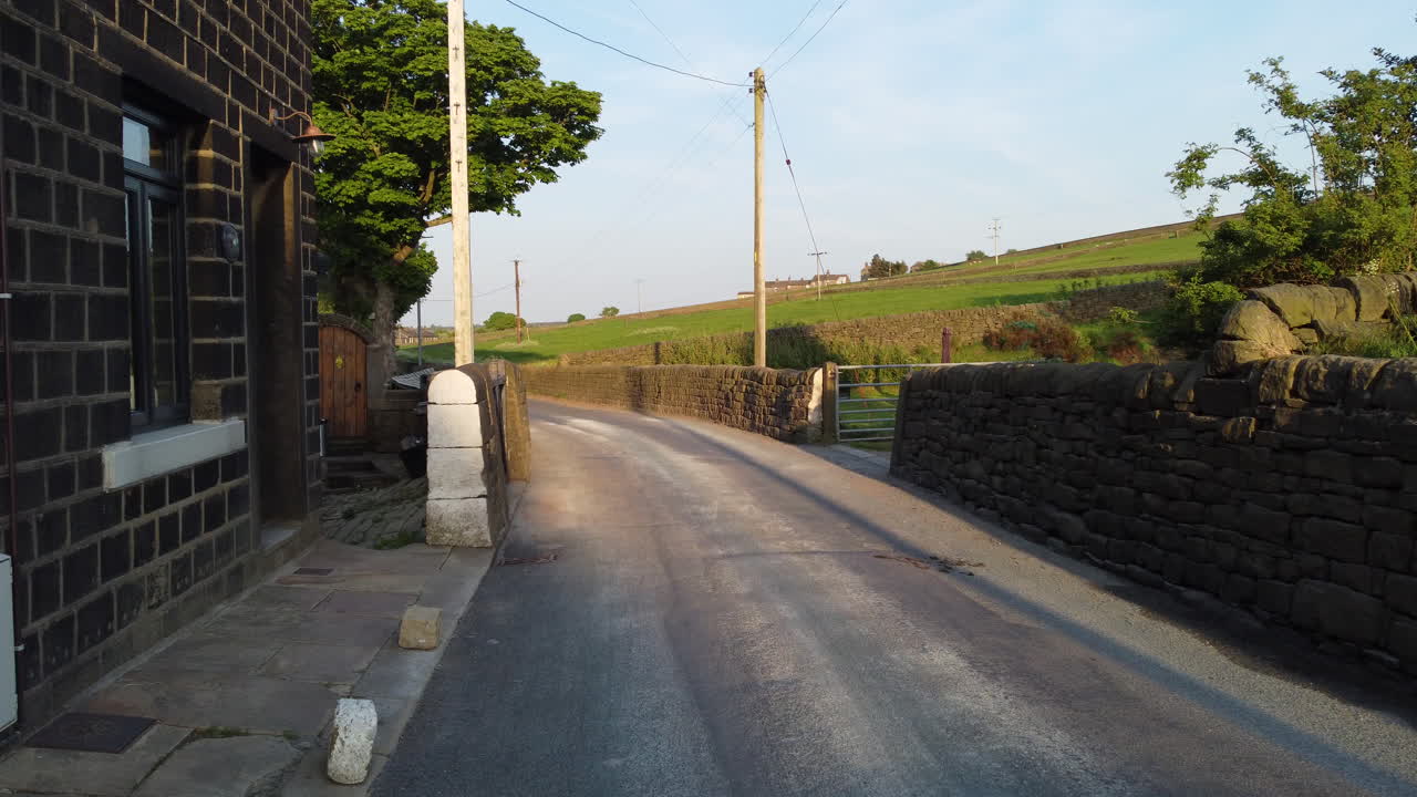 드론으로 영어 도로를 비행