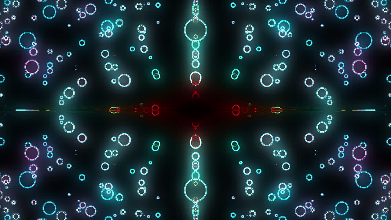 círculos de brillo abstractos