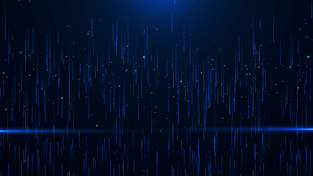 Futuristic digital rain binary code matrix background data flow cyber ...