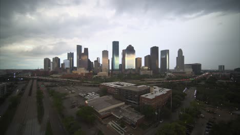 Toma-De-Drones-De-Gran-Angular-Del-Centro-De-Houston,-Texas