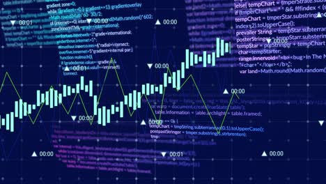 Animation-of-data-processing-over-black-background