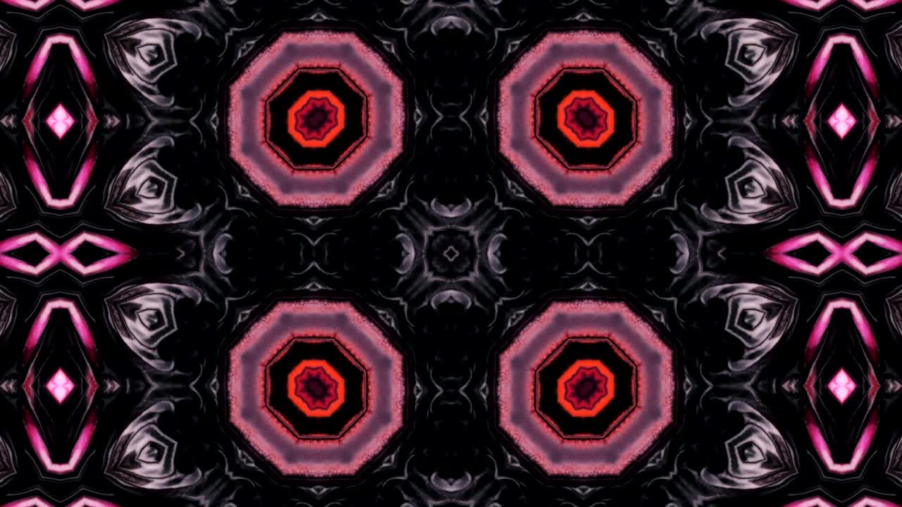 movimiento de fondo de kaleidoscopio abstractamente colorido