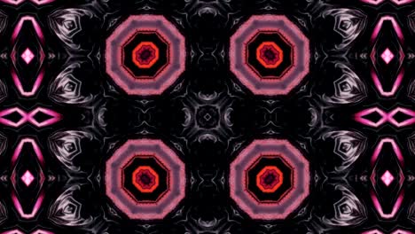 movimiento de fondo de kaleidoscopio abstractamente colorido