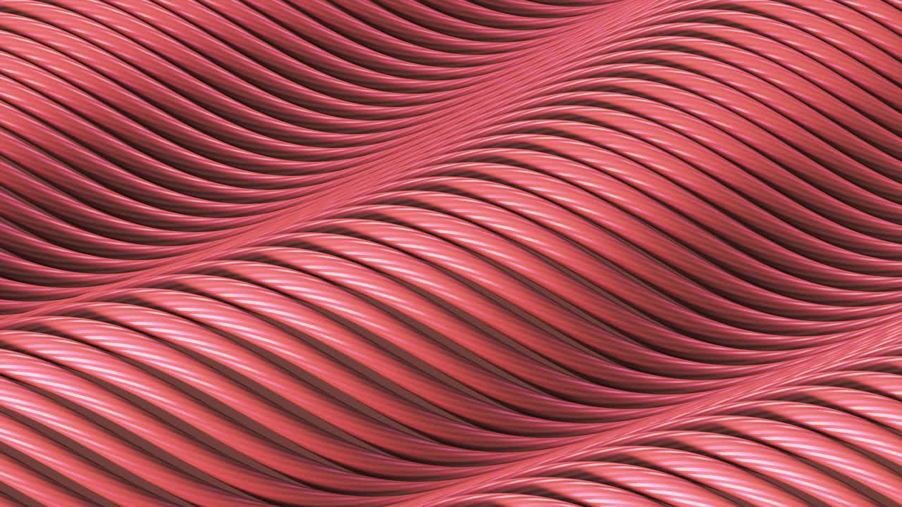 Loop di onde a strisce colorate