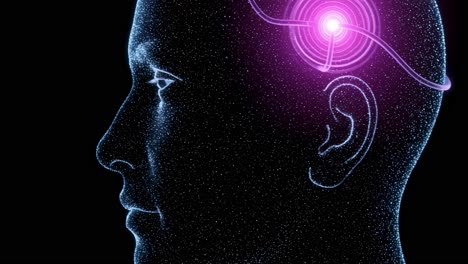 Delving into the intricate connections between advanced technology and human cognition within a visually stunning, futuristic digital environment