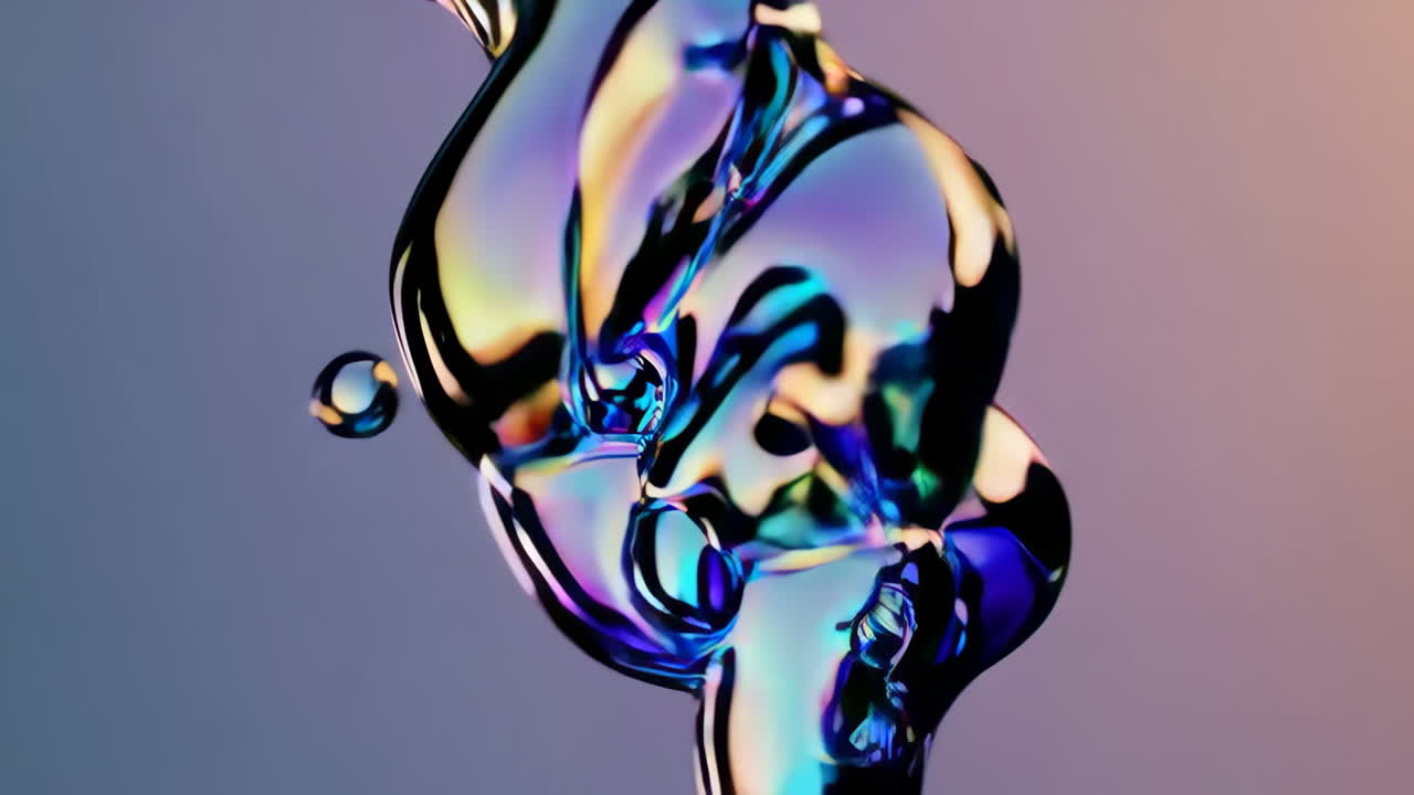 Colorful Iridescent Bubbles