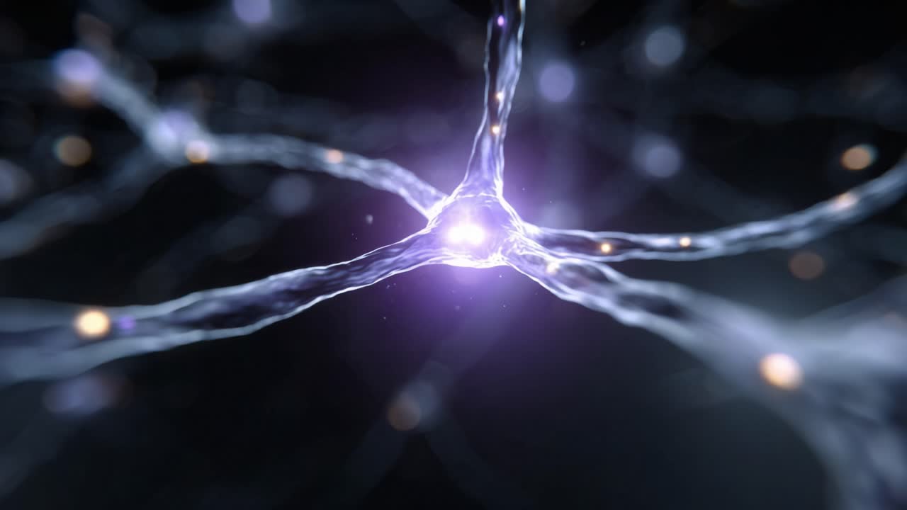 An Intricate Exploration of Neurons Illustrating Synaptic Connections and Electrical Signals in the Nervous System for Understanding Brain Functionality