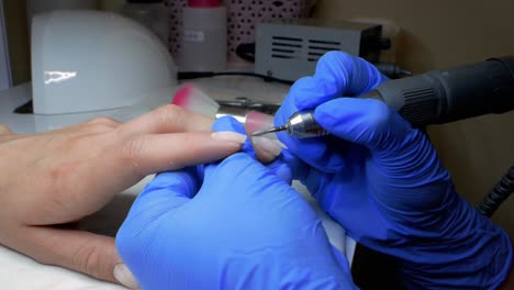 Woman-is-getting-a-manicure