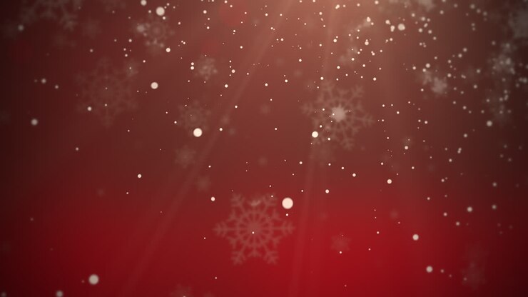 hvide snefnug, der falder. godt nytår og god jul.