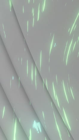 animación de rastros de luz sobre círculos blancos