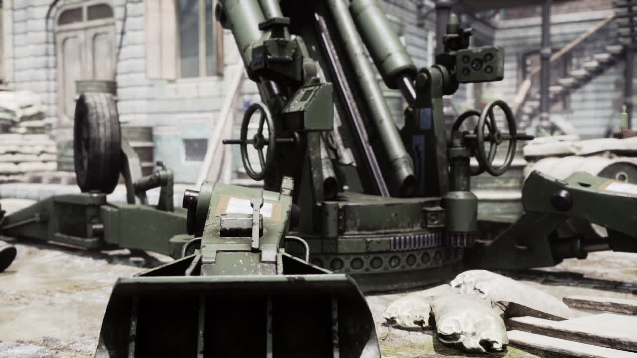 cañón en la ciudad