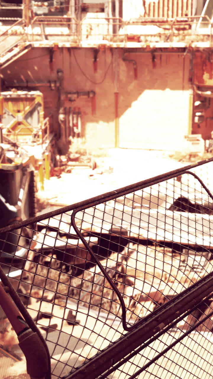 버려진 공장 철거