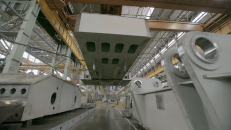 Large Industrial Parts in Manufacturing Facility