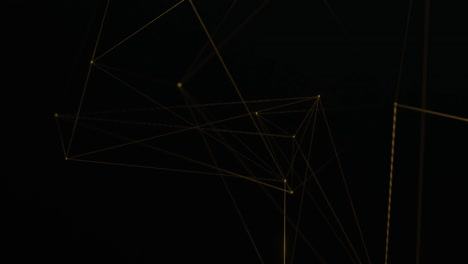 plexus abstract network science. motion background. loop animation