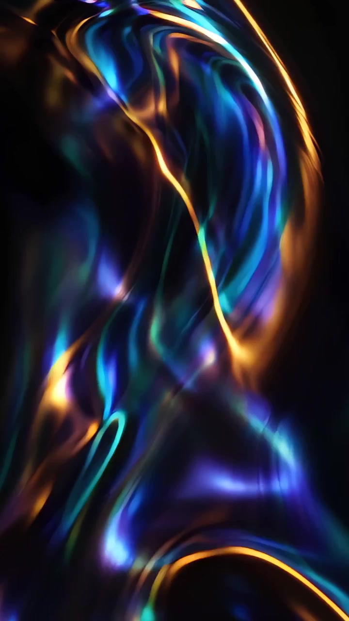 Abstract Metallic Waves Background 4K