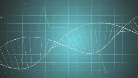 Animation-Eines-DNA-Strangs-über-Die-Verarbeitung-Medizinischer-Daten