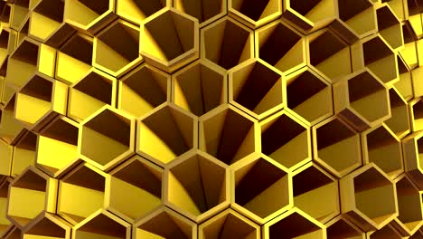 el fondo de los hexágonos