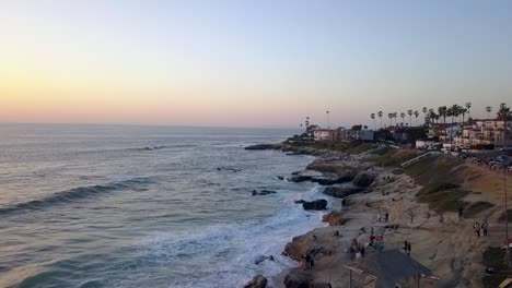 Slow-motion-beach-life-from-low-to-very-high