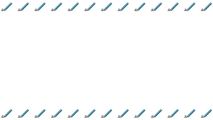 Pixel Art Pencil Frame Animated Overlay 1080p Transparent 30 fps (2).mov
