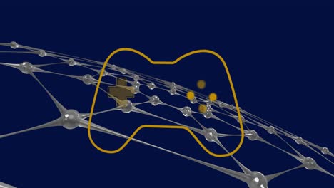 unique animation of video game controller and networking design