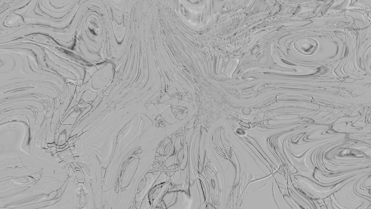 추상적이고 다채롭고 부드러운 무한 운동 또는 원활한 루프.