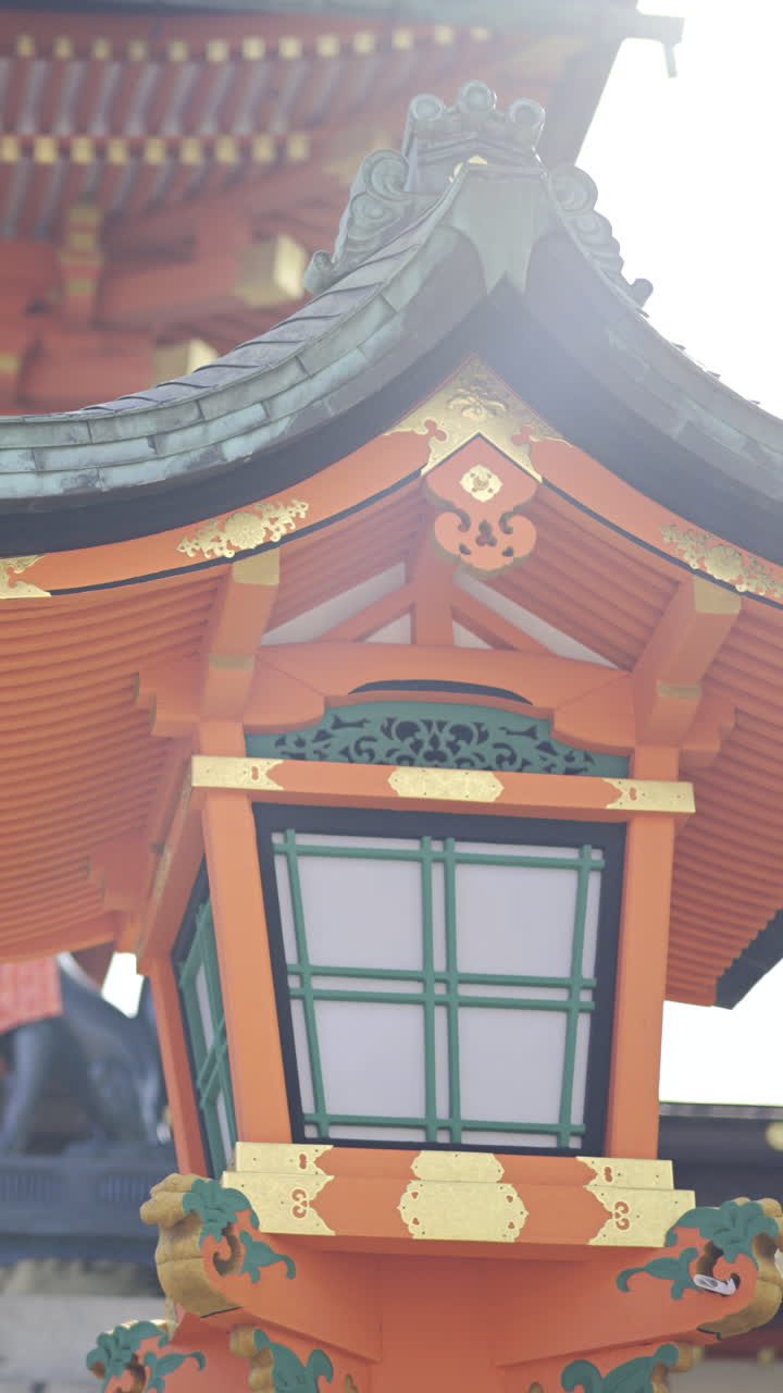 Exploring the vibrant details of Fushimi Inari in Kyoto, Japan during a serene moment in time