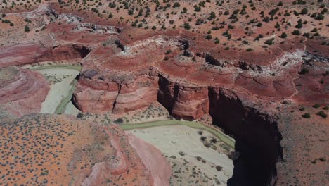 paria river between canyon in paria canyon-vermilion cliffs wilderness area in usa