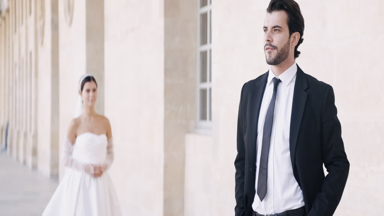 신부와 신랑의 초상화