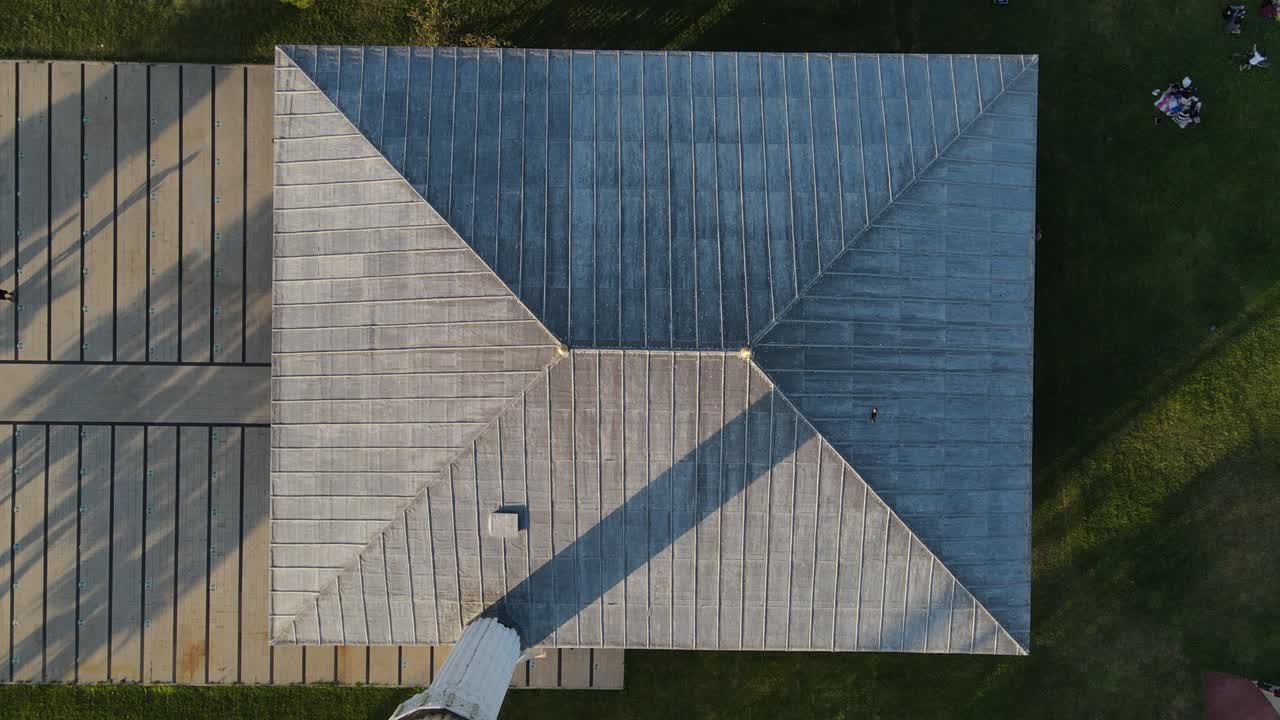 mezquita de vista aérea en garden park