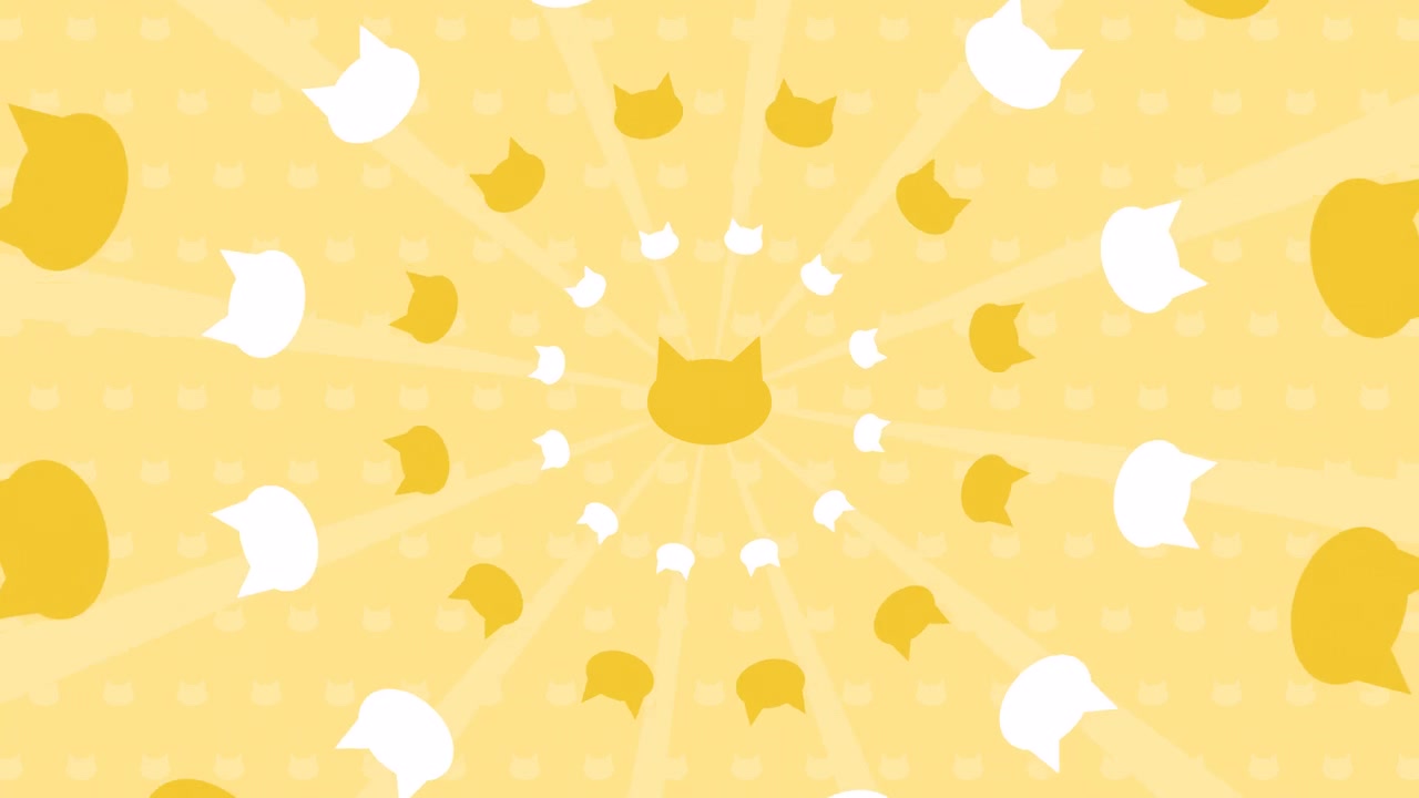 Abstract Cat Pattern