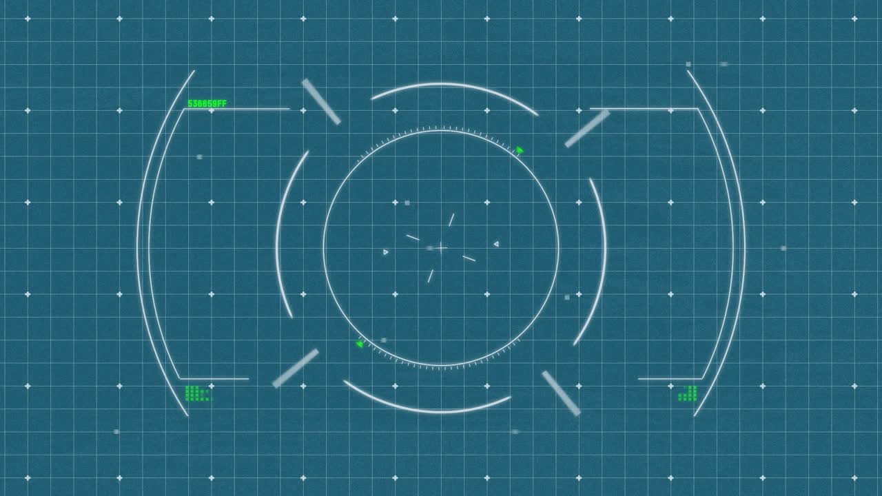 Animation of equations and particles forming helix with graphs on blue background