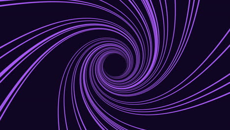 futuristic purple spiral on black abstract, moving lines form an engaging visual