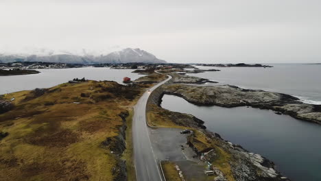 scenic view of atlantic ocean road