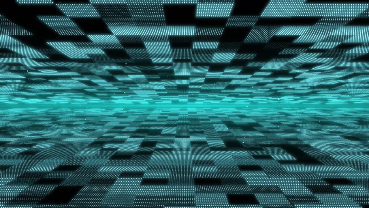 Digital hud grid cyber space data network connections transfer hi speed internet future technology