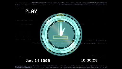 animación del reloj moviéndose sobre el icono del gamepad.