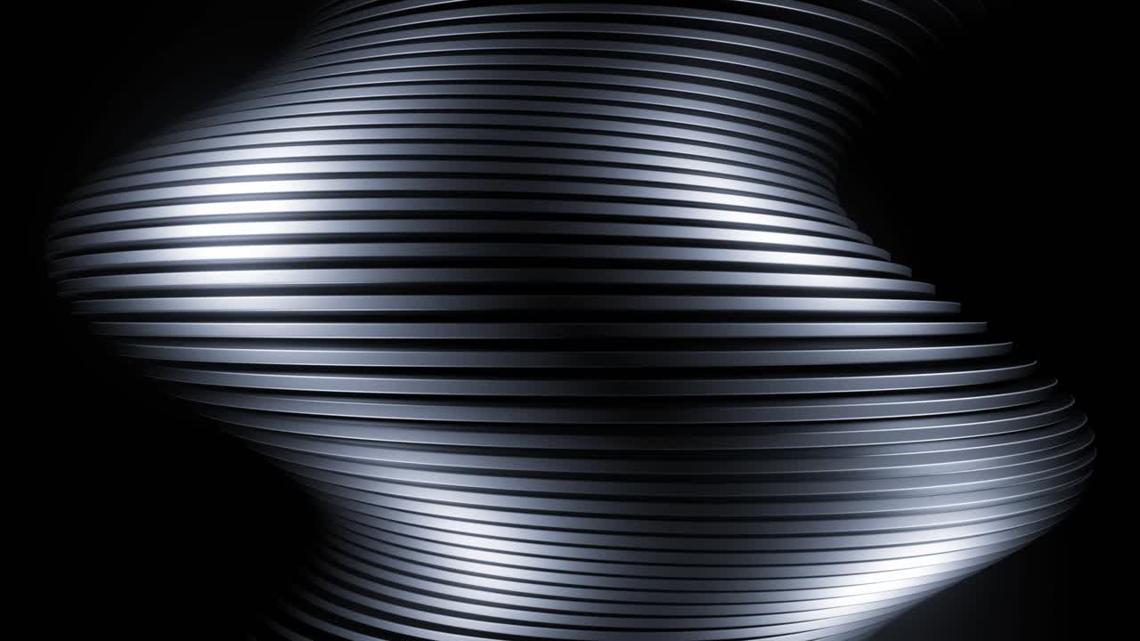 Spirale metallica astratta