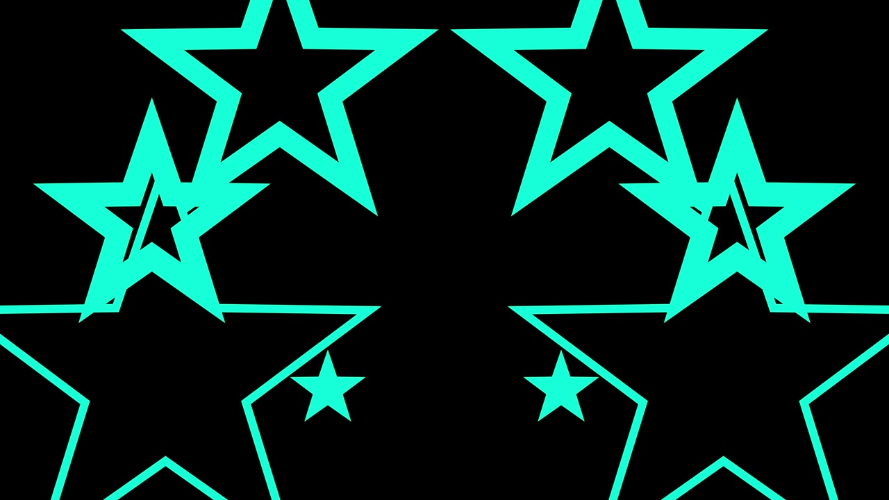 Shape animation star spreading motion graphics